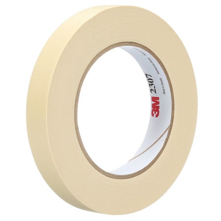 3M Masking Tape, 3/4x60 yd., Natural, PK48, 3/4" W x 60 yds L, Natural, 48 PK T9342307